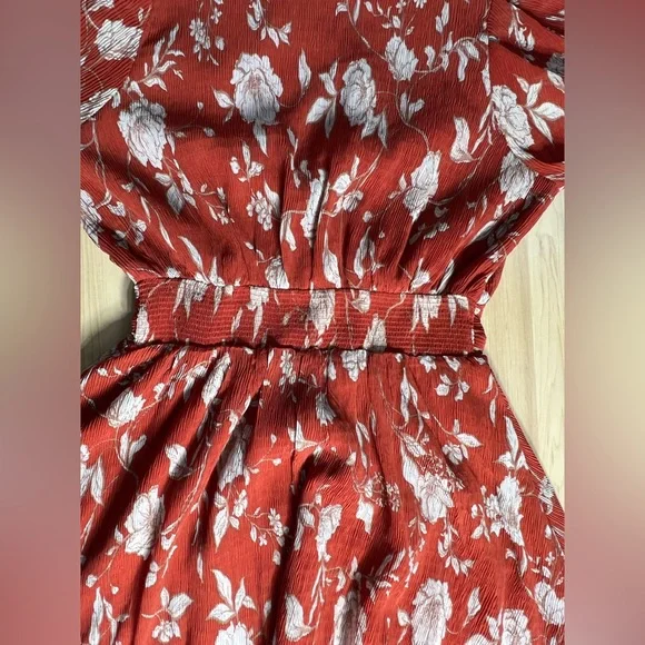 Lulu's Scarlet Floral Mini Dress - Picture 8 of 11